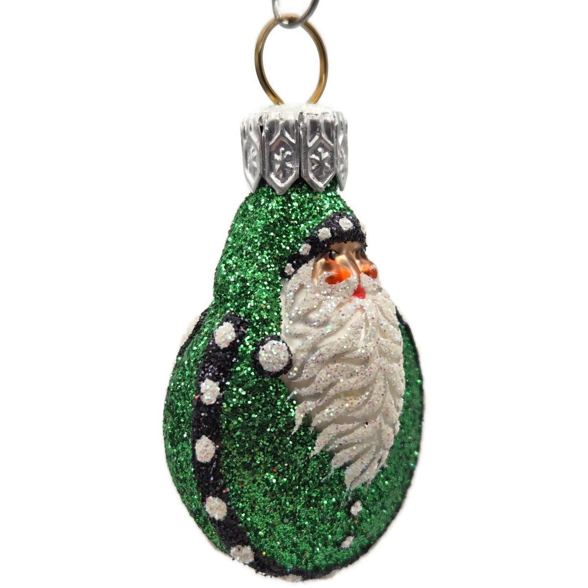 Patricia Breen Ladybug Noel Green Glittered Polka Dots Christmas Ornament 25273
