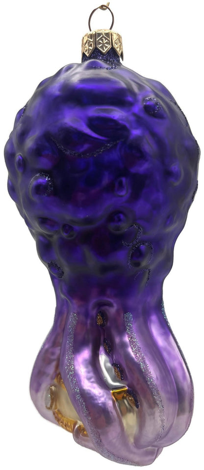 Patricia Breen Help Santa! Purple Octopus Aquatic Summer Christmas Ornament 99133