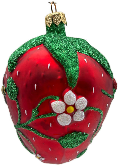 Patricia Breen Grande Strawberry Bees Fruit Red Spring Christmas Ornament 9800NM4