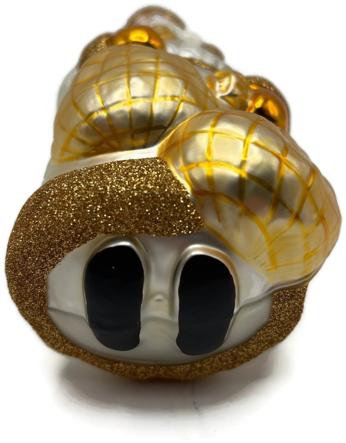 Patricia Breen Laden With Love Pearl Gold Santa Claus Christmas Ornament 98269