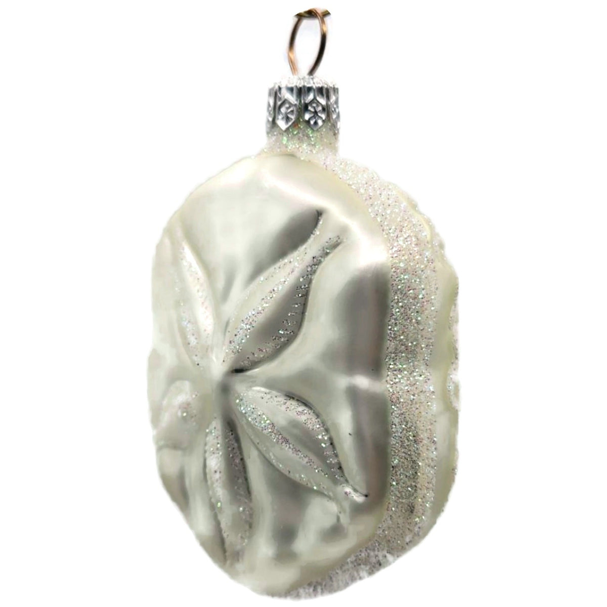 Patricia Breen Sand Dollar Santa Head Pearl Ver 4 Summer Nautical Ornament 99275