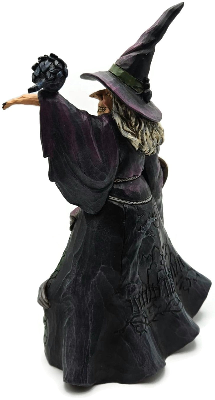 Jim Shore Something Wicked's on the Way Witch Graveyard Scene Halloween Figurine5
