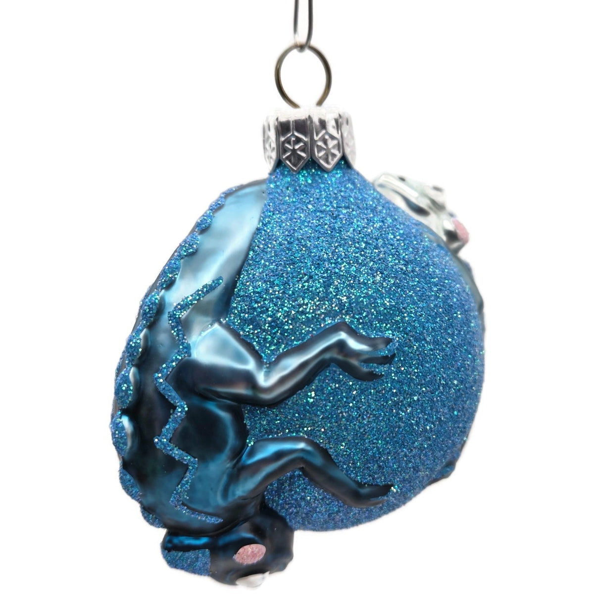 Patricia Breen Once Again for James Turquoise Chameleon Christmas Ornament 26699