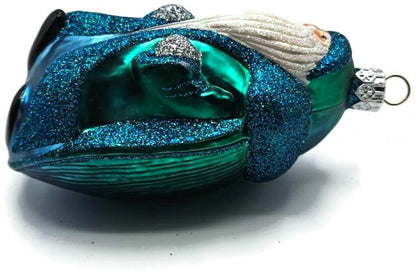 Patricia Breen Scarab Santa Claus Turquoise Bug Spring Christmas Ornament 2000NM6