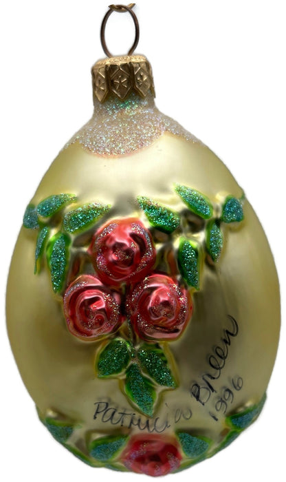 Patricia Breen 1996 Aleksandra's Egg Neiman Marcus Signed Easter Ornament 96005