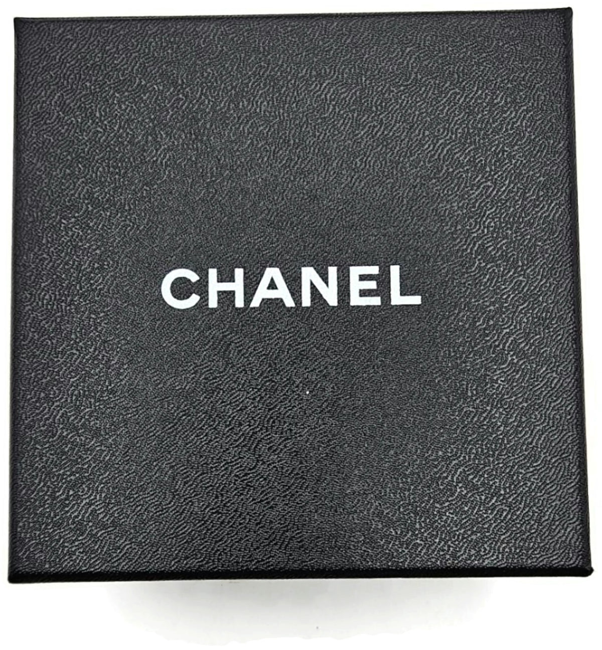 CHANEL Clear Acrylic Silver Chain Bangle Bracelet Set of 3 CC Logo Made in Italy8