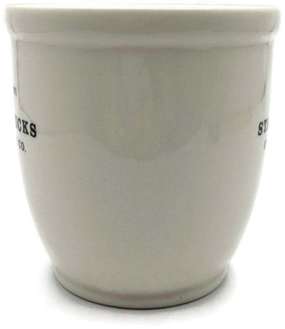 Starbucks 2007 Abbey Collection Black White Ceramic Coffee Mug 18 oz EST 19711