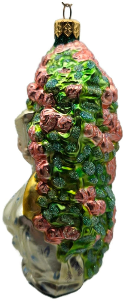 Patricia Breen Woman Reading Mary Cassatt Inspired Glass Spring Ornament 9800AIC8