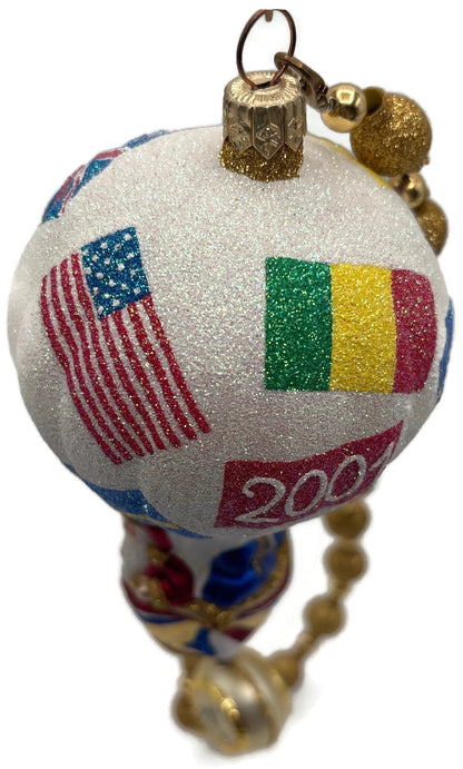 Patricia Breen Citizen of the World Hot Air Balloon Christmas Ornament 2000NM10
