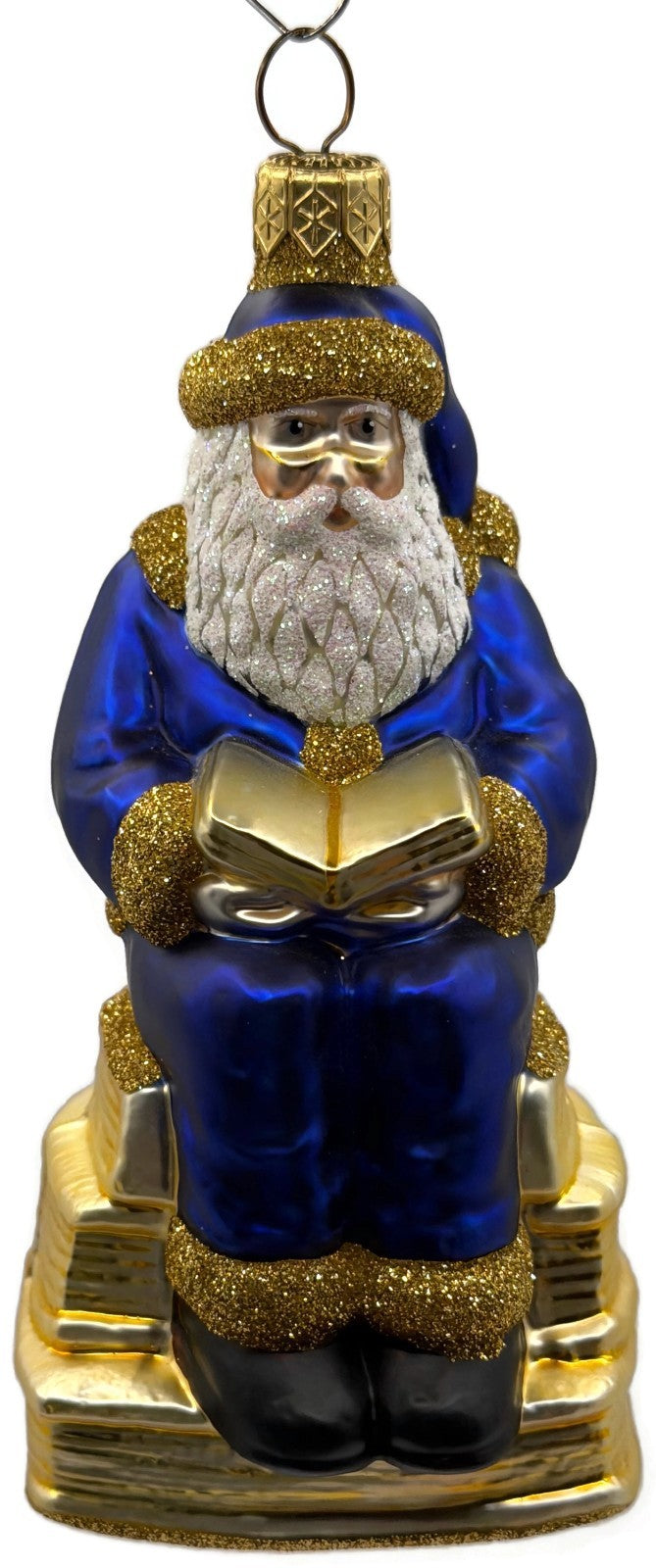 Patricia Breen Santa Reads Romeo Juliet Shakespeare Christmas Tree Ornament 99317