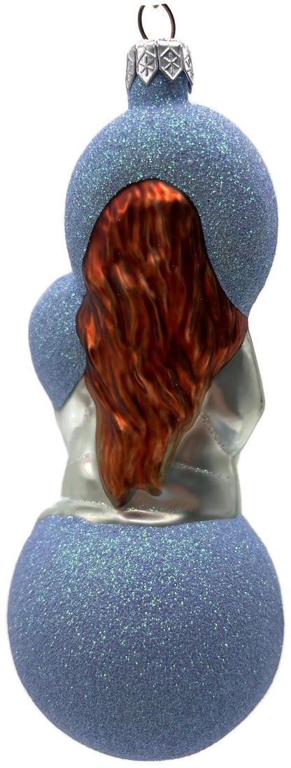 Patricia Breen Seated Madonna Blue Stars Christian Jesus Christmas Ornament 99347