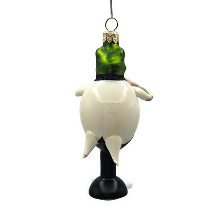 Slavic Treasures Tune Jumper Frog Flute Striped Christmas Ornament 00 406 A FB4