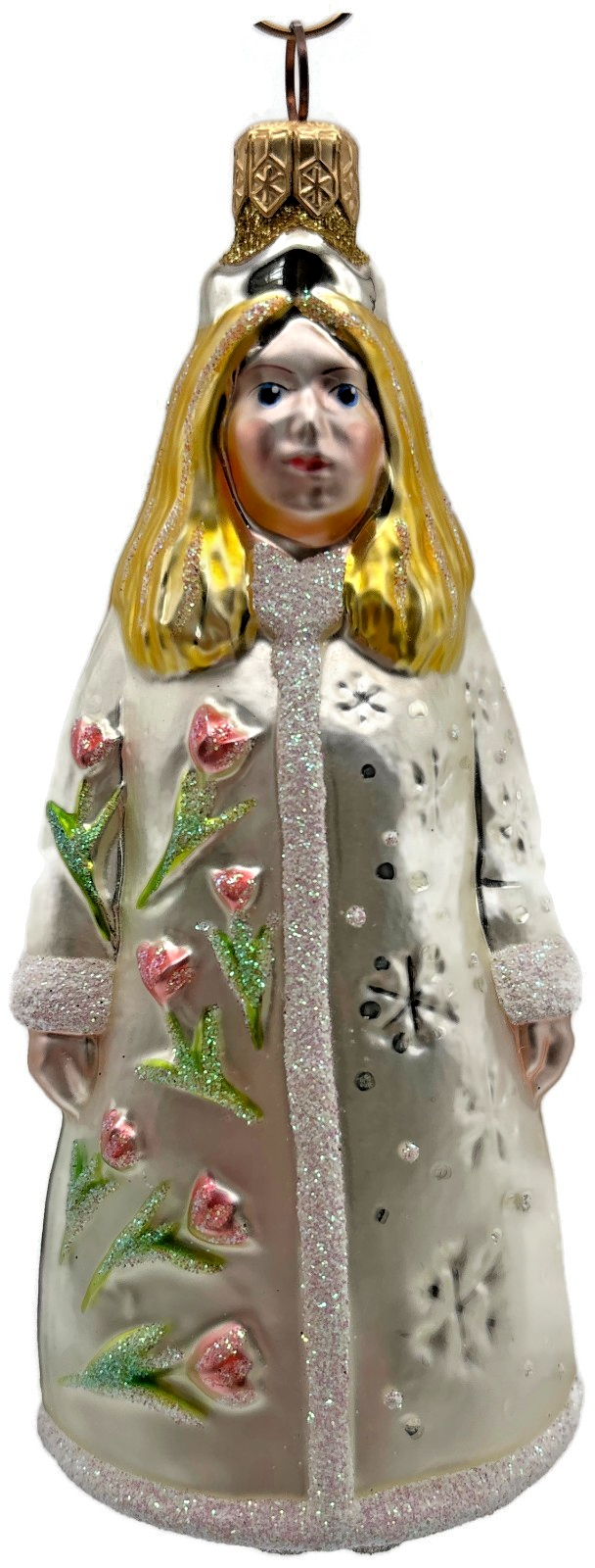 Patricia Breen Vivaldis Girl Pearl Four Seasons Floral Christmas Ornament 97490