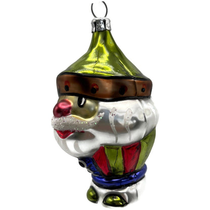 Calik’s Artistry Little King Figural Glass Stripe Christmas Tree Decor Ornament7