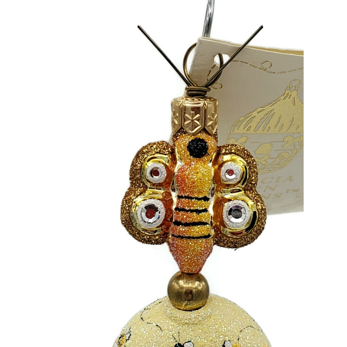 Patricia Breen Kinley Kinetics Sweet as Honey Spring Bees Flowers Ornament 23644