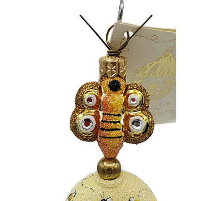 Patricia Breen Kinley Kinetics Sweet as Honey Spring Bees Flowers Ornament 23644