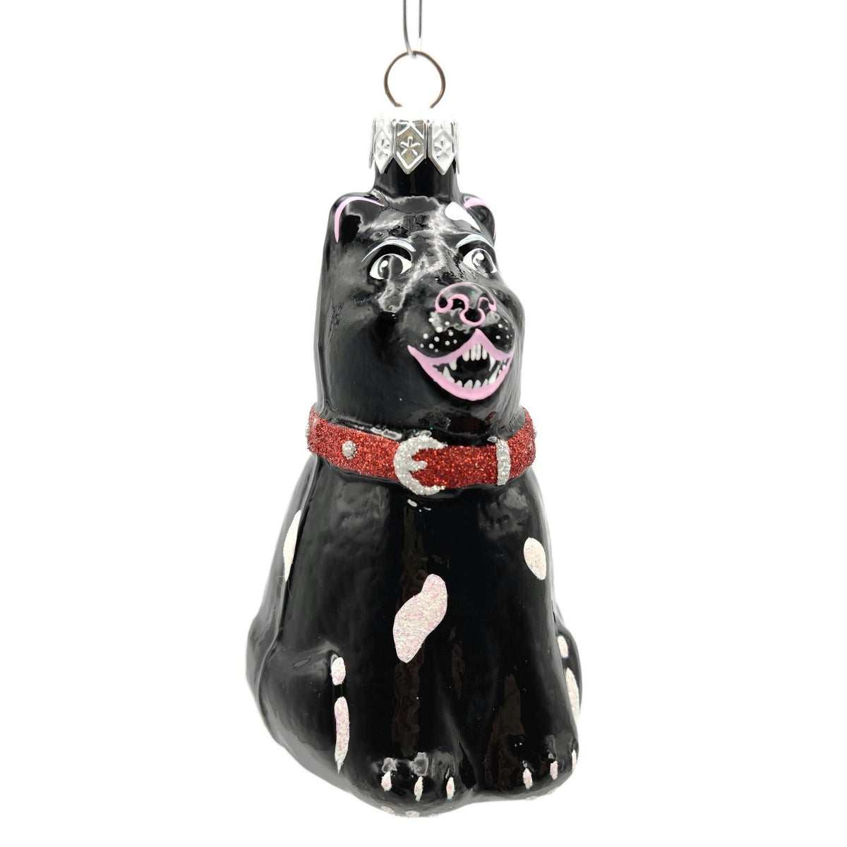 Patricia Breen Laughing Dog Black Fang Hey Diddle Diddle Christmas Ornament 94091