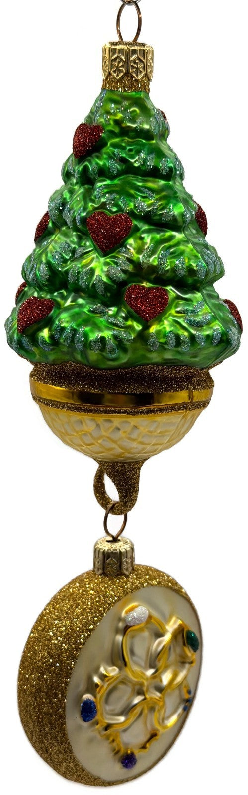 Patricia Breen Five Golden Rings Medallion 12 Days of Christmas Ornament 99128