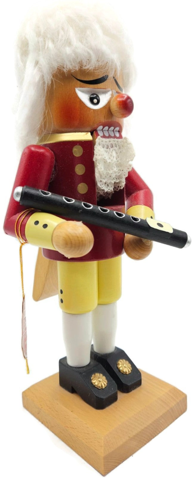 Christian Steinbach Nutcracker Flute Player 1993 German Wood Vintage Signed2