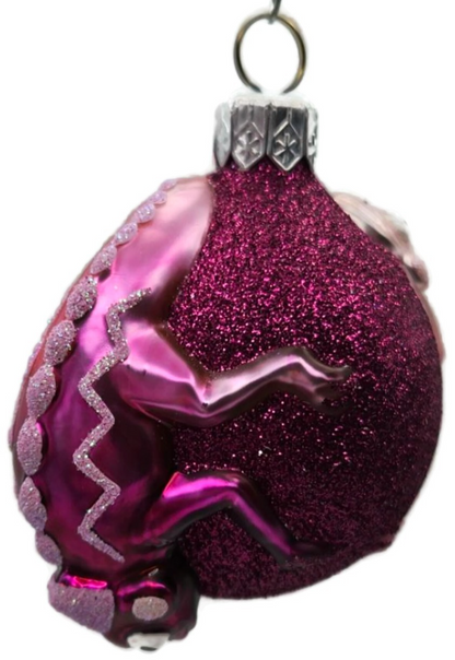 Patricia Breen Once Again for James Fuchsia Chameleon Christmas Ornament 26693