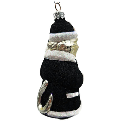 Patricia Breen Kitty Claus Black Purple Present Cat Halloween Ornament 9656AUC5