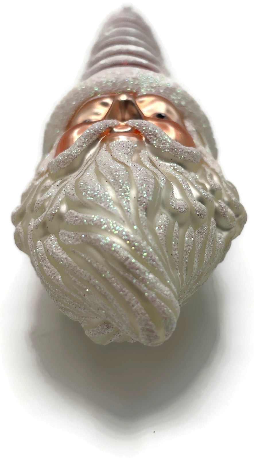 Patricia Breen Sucre Santa Red White Peppermint Striped Christmas Ornament 20389