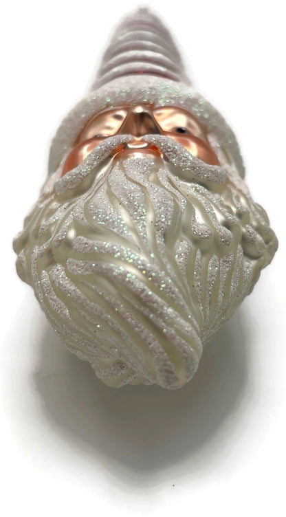 Patricia Breen Sucre Santa Red White Peppermint Striped Christmas Ornament 20389
