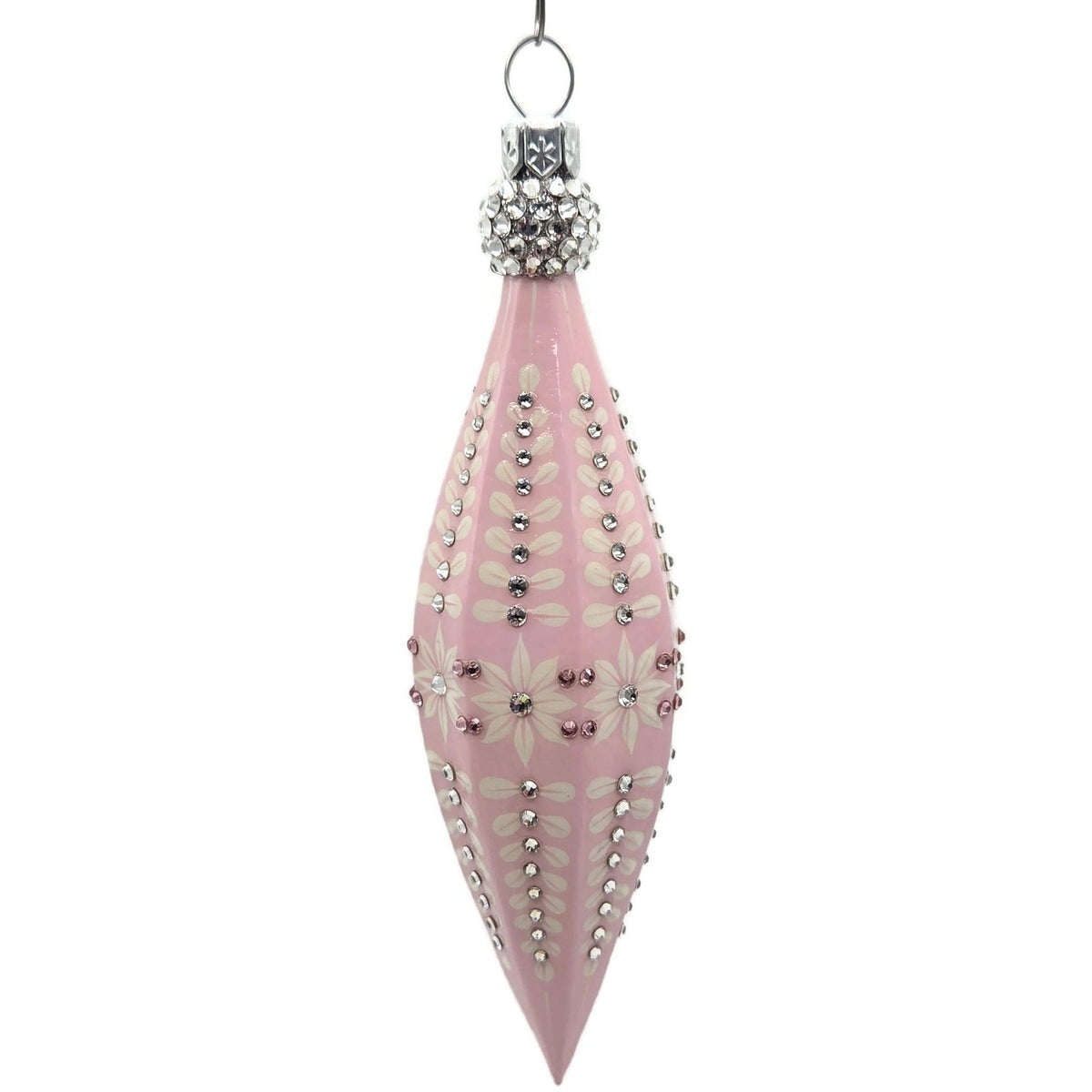 Patricia Breen Miniature Vesica Piscus Pink Christmas Ornament CATZ Rare 34318