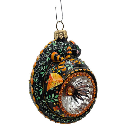 Patricia Breen Happy Holidays Hamish Chameleon Reflector Christmas Ornament 31633