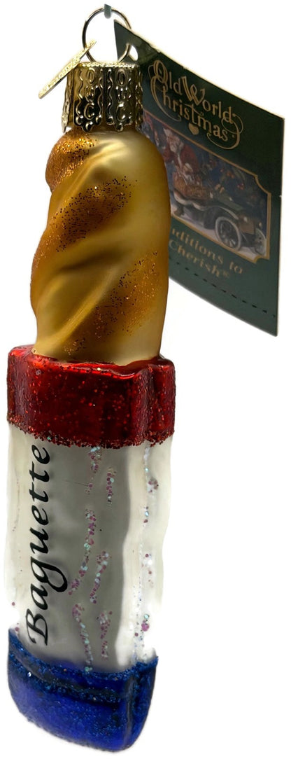 Old World Christmas Baguette French Bread Glass Christmas Ornament 32312 OWC5