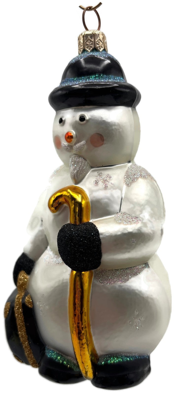 Patricia Breen Professor Mercury Snowman Christmas Ornament Neiman Marcus 99231