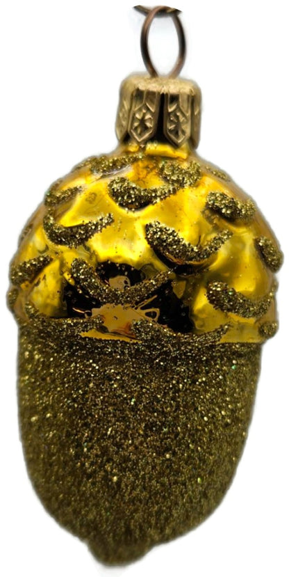 Patricia Breen Walk in the Woods Acorn Gold Fall Christmas Tree Ornament 96513