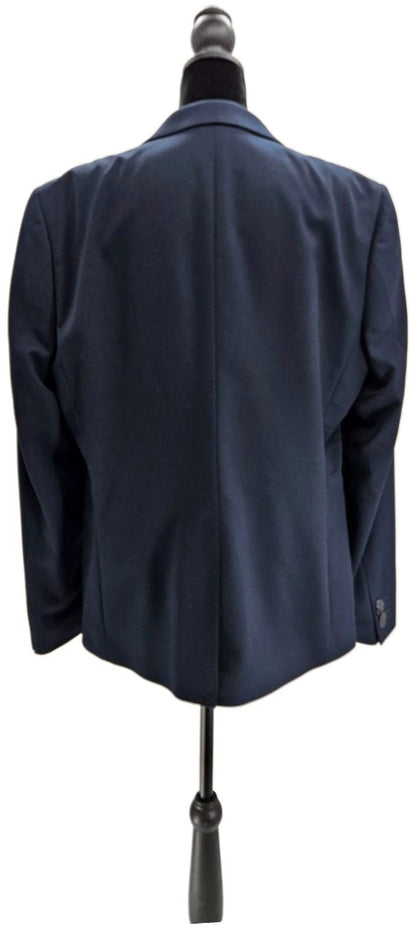 Topman Skinny Fit Suit Jacket Navy Blue Blazer Sport Coat Slim Men's Sz 44R NWT4