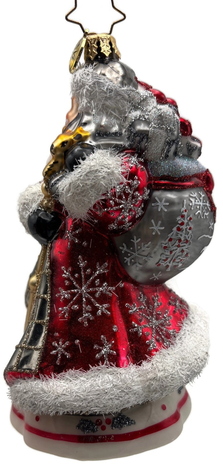 Christopher Radko Winter Splendor Santa Glass Christmas Tree Ornament 10217403