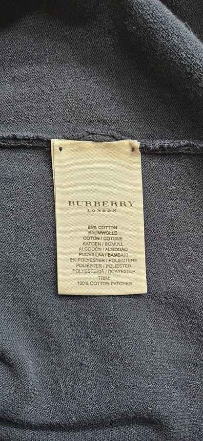 Burberry London Nova Check Full Zip Funnel Neck Cardigan Black Women's M Italy10