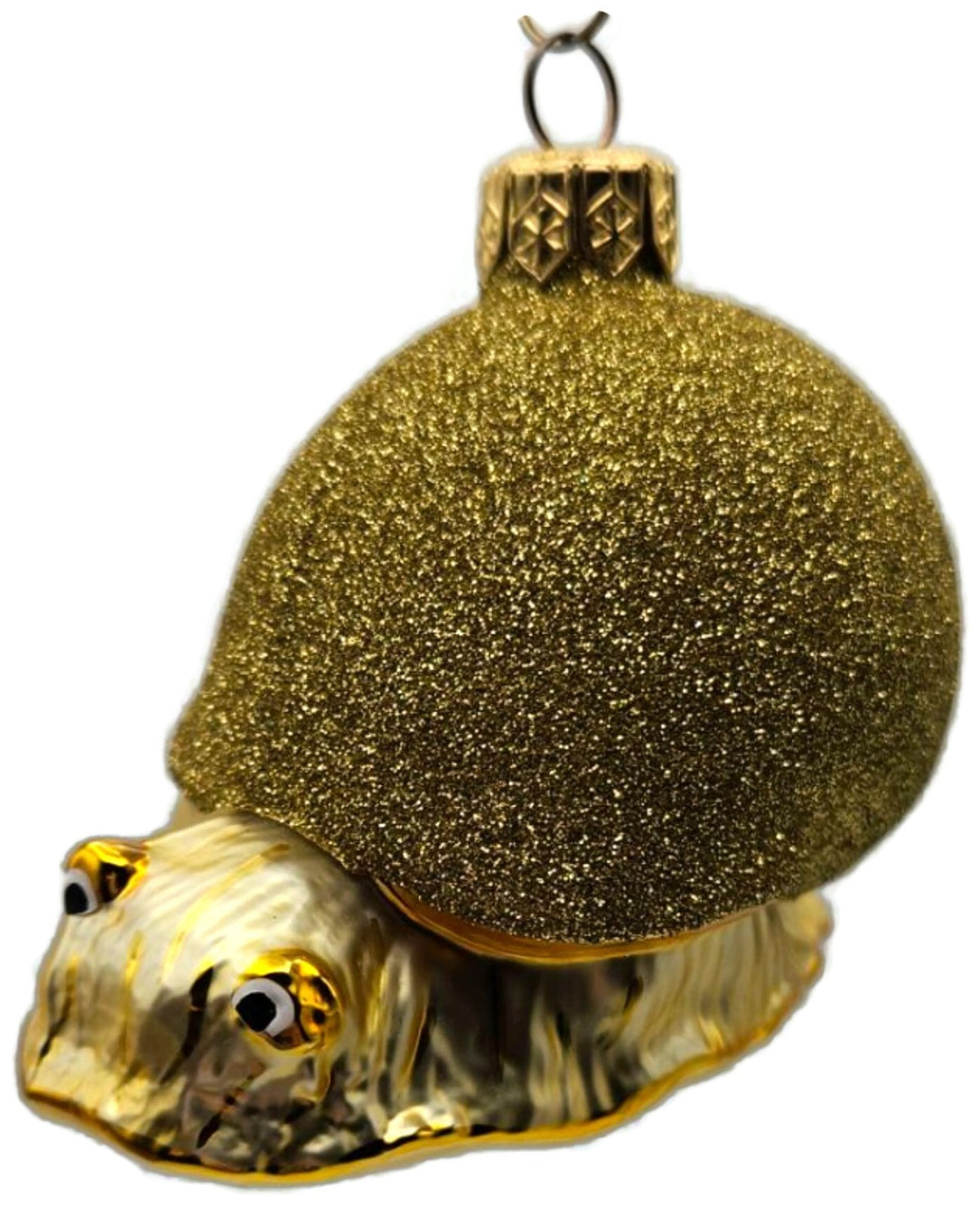 Patricia Breen Escargot Gold Glitter Snail Nautical Christmas Ornament 97124