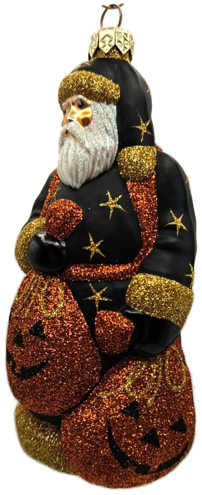 Patricia Breen Laden With Love Black Orange Pumpkin Halloween Ornament 98261