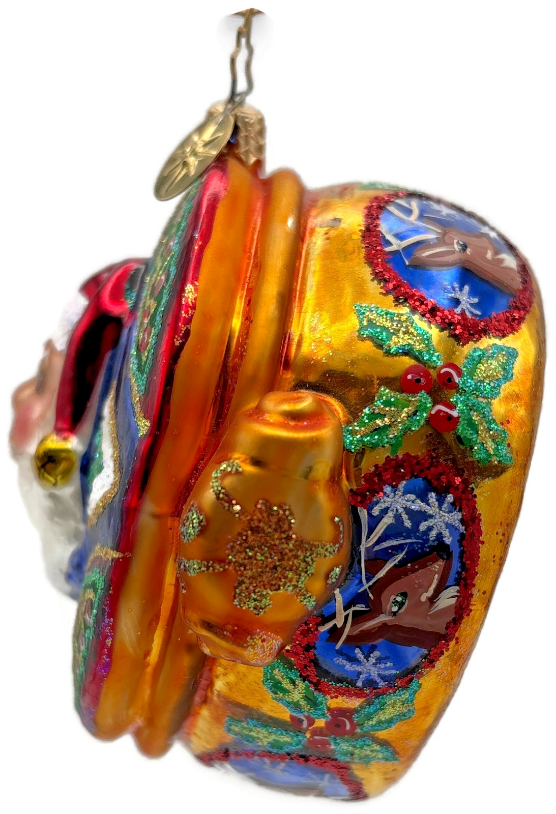 Christopher Radko 2002 Jewel Box Nicholas Santa Glass Ornament 10101533