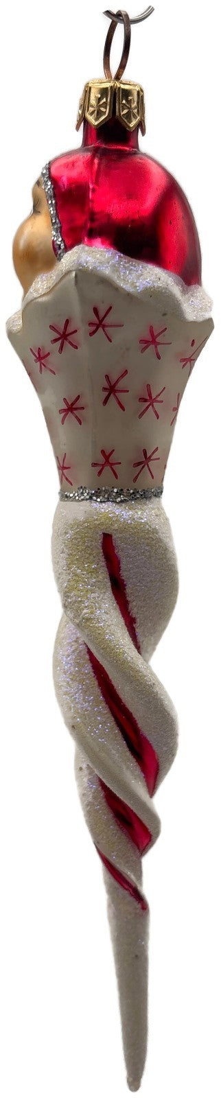 Christopher Radko Jack Frost Jr Red Icicle Christmas Ornament 1998 98-265-03