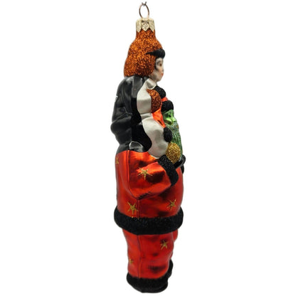Patricia Breen Carry Me Santa FrankenSanta Dracula Jr Halloween Ornament 98032