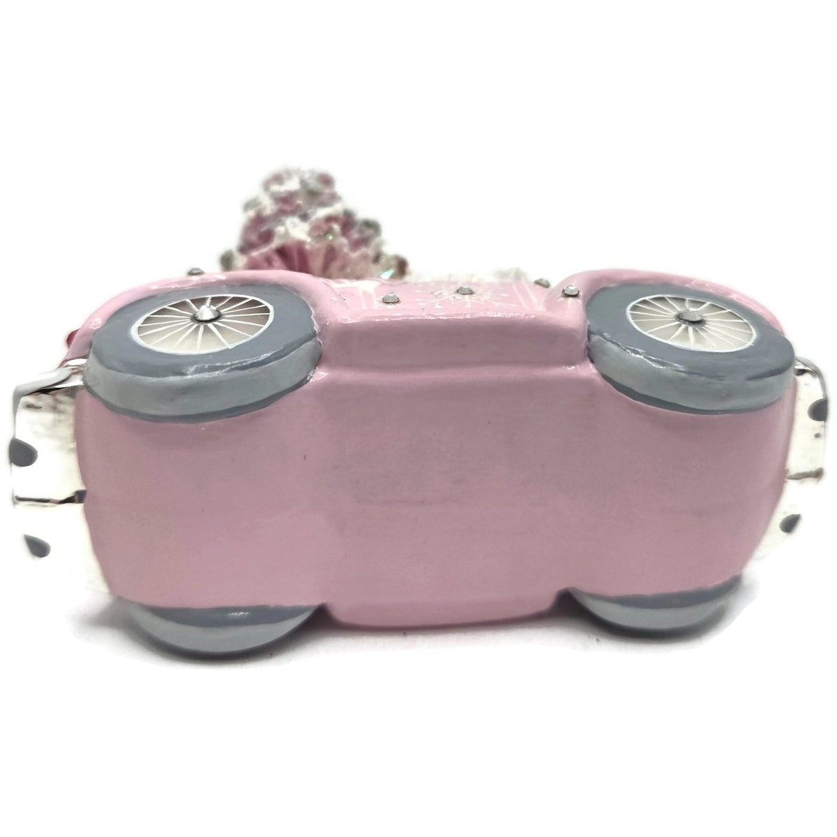 Patricia Breen Joy Ride Pink Car Snowman Travel Christmas Ornament CATZ 301510