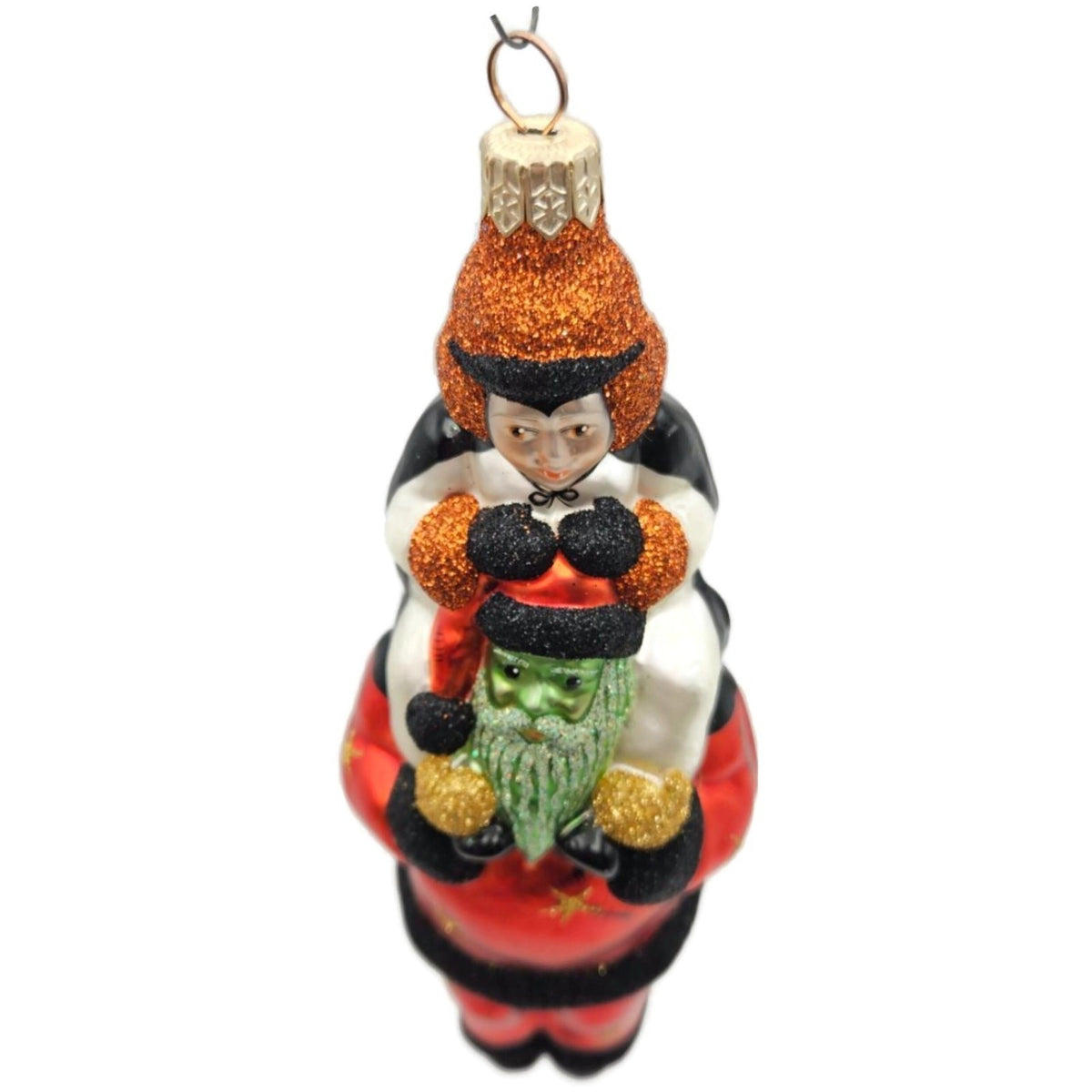 Patricia Breen Carry Me Santa FrankenSanta Dracula Jr Halloween Ornament 98038