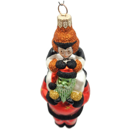 Patricia Breen Carry Me Santa FrankenSanta Dracula Jr Halloween Ornament 98038