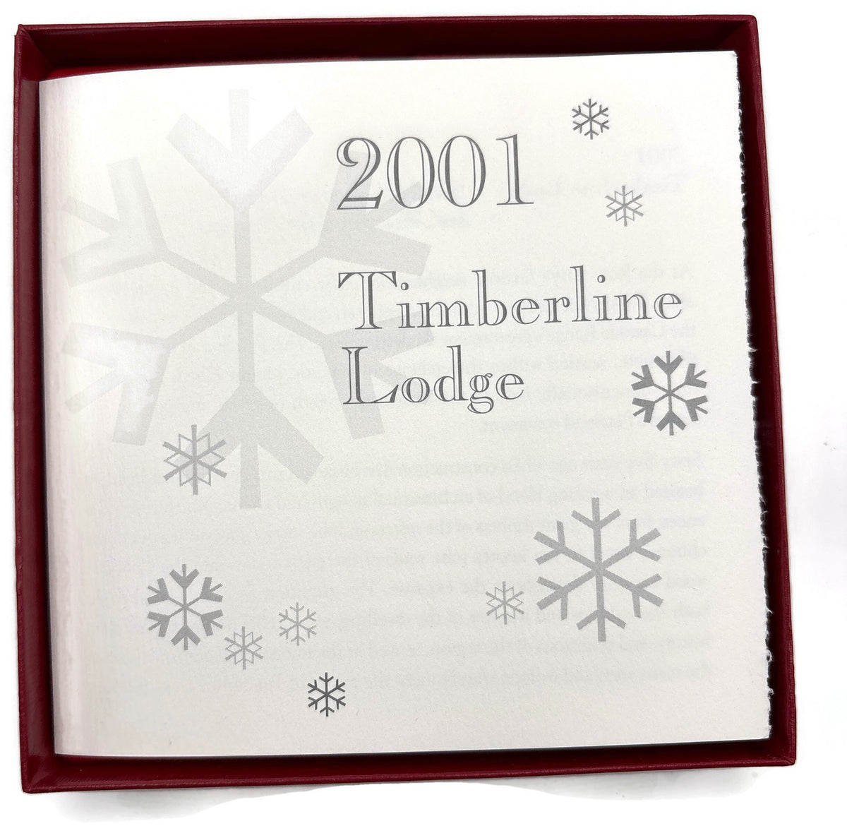 Portland 2001 Timberline Lodge Gold Ornament with Michael Allen Harrison CD10