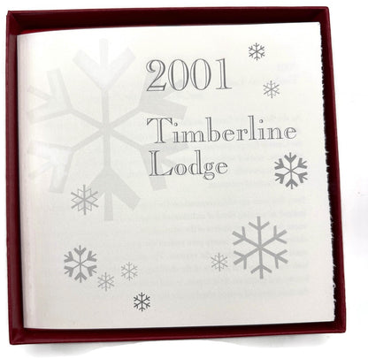Portland 2001 Timberline Lodge Gold Ornament with Michael Allen Harrison CD10