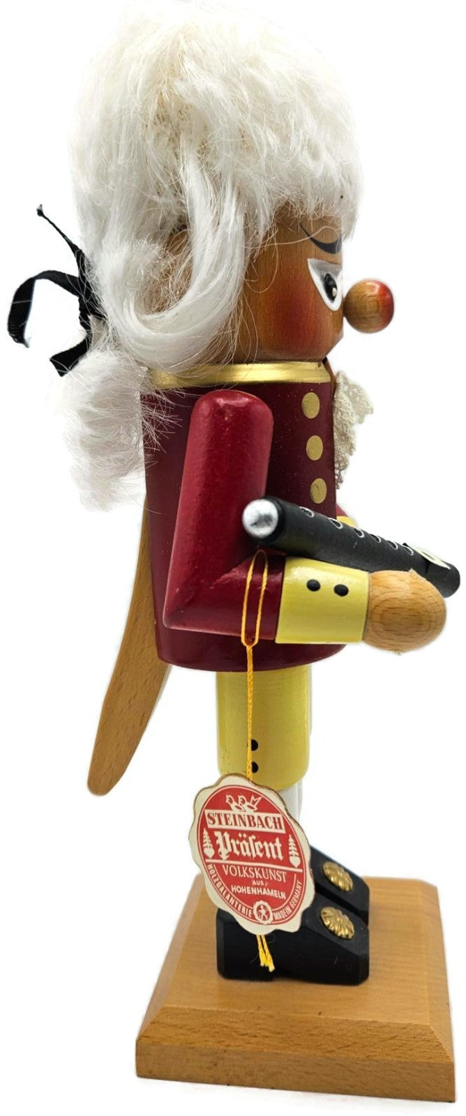 Christian Steinbach Nutcracker Flute Player 1993 German Wood Vintage Signed3
