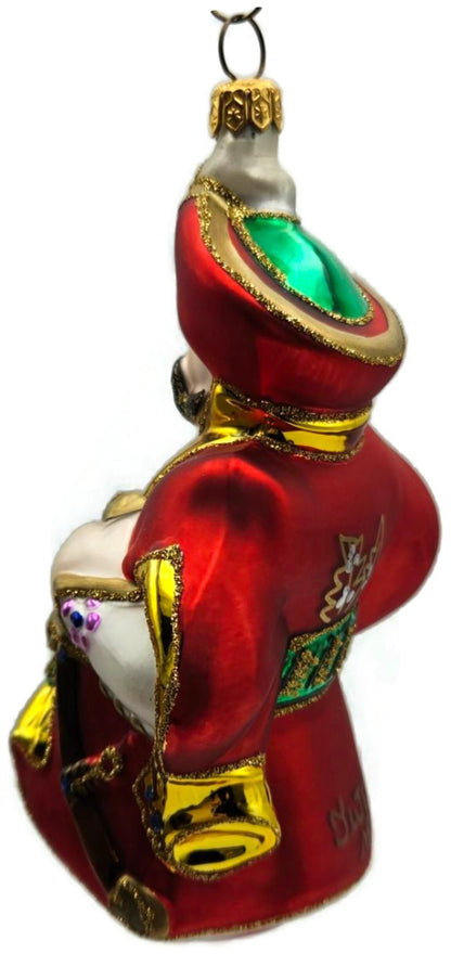 Kurt Adler Komozja Polonaise Polish Nobleman 1996 Glass Christmas Tree Ornament6