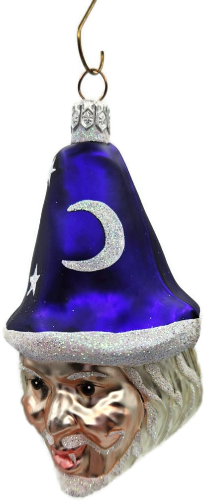 Patricia Breen Witch Hazel Wizard Purple Moon Halloween Christmas Ornament 98472