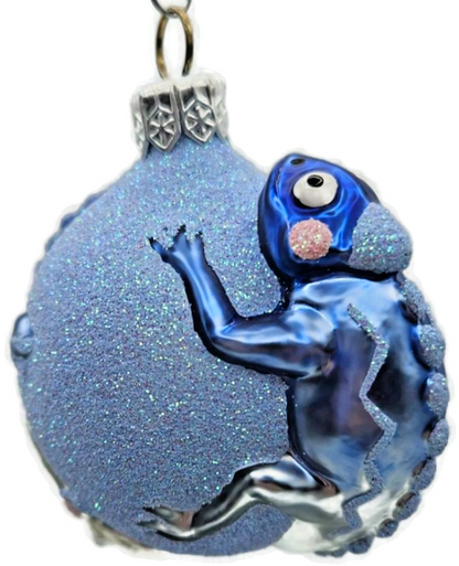 Patricia Breen Once Again for James Blue Chameleon Christmas Tree Ornament 26674