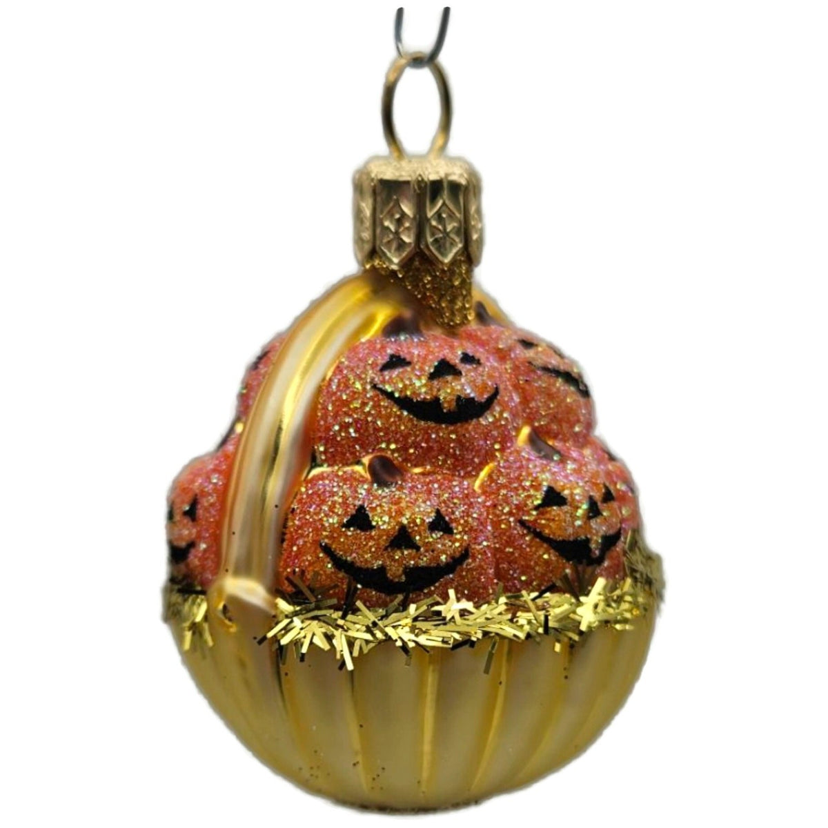 Patricia Breen Halloween Pumpkin Basket Jack O Lantern Christmas Ornament 22538